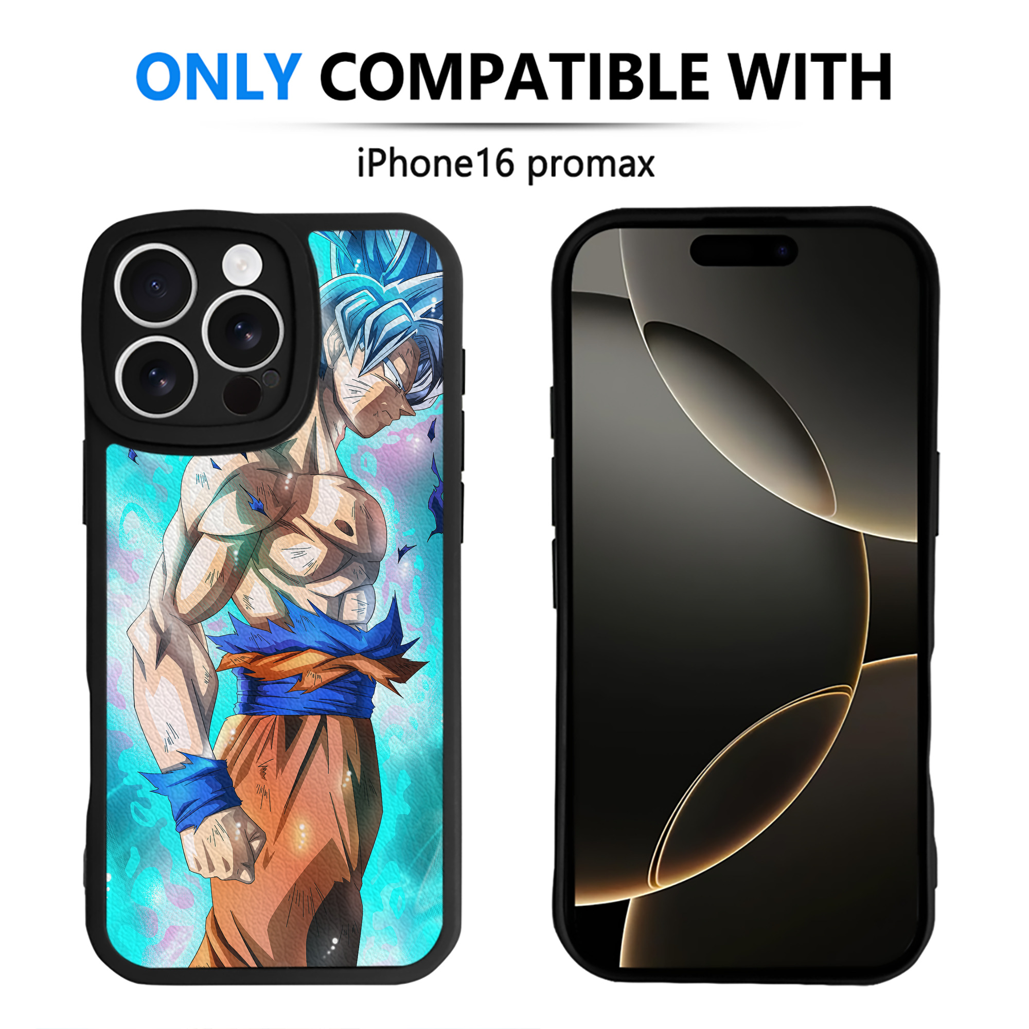 （画像用） ドラゴンボール DRAGON BALL 【iPhone 16シリーズ対応】シリコンスマホケース（レザー調） 材質：シリコン